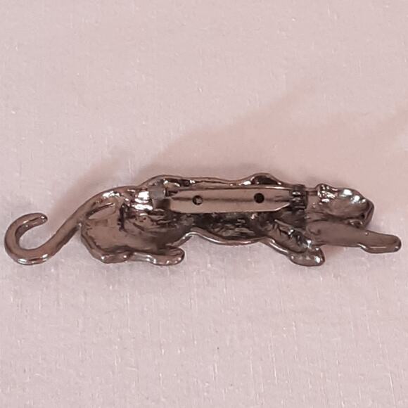 3D Copper Bronze Leopard Cheetah Brooch - Picture 7 of 9